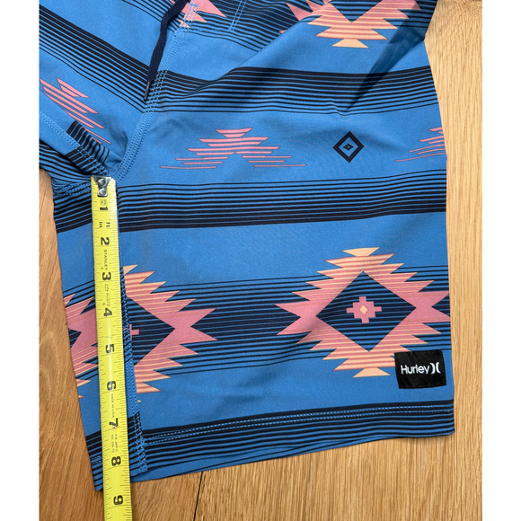 NWT Hurley Weekender 20" Board Shorts Blue Geometric Men's Swimwear 30 - Picture 6 of 6